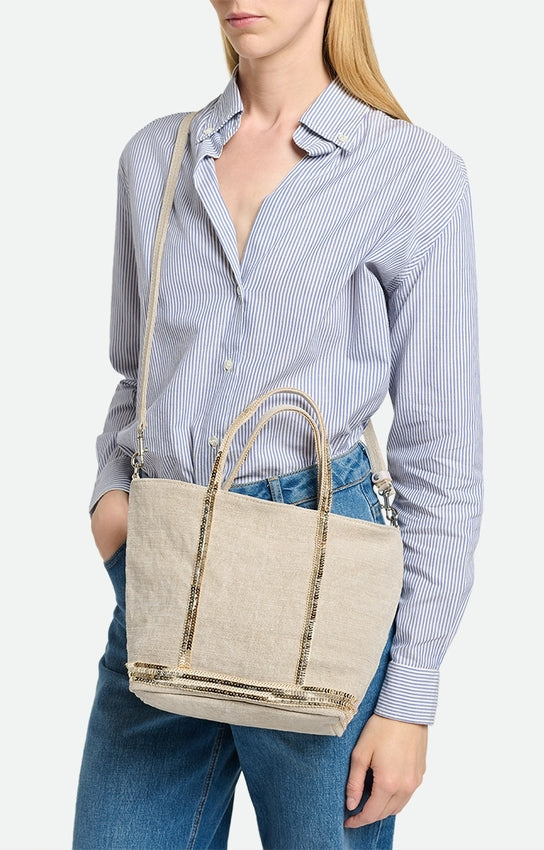 Sac Cabas S Lin Zip Sable