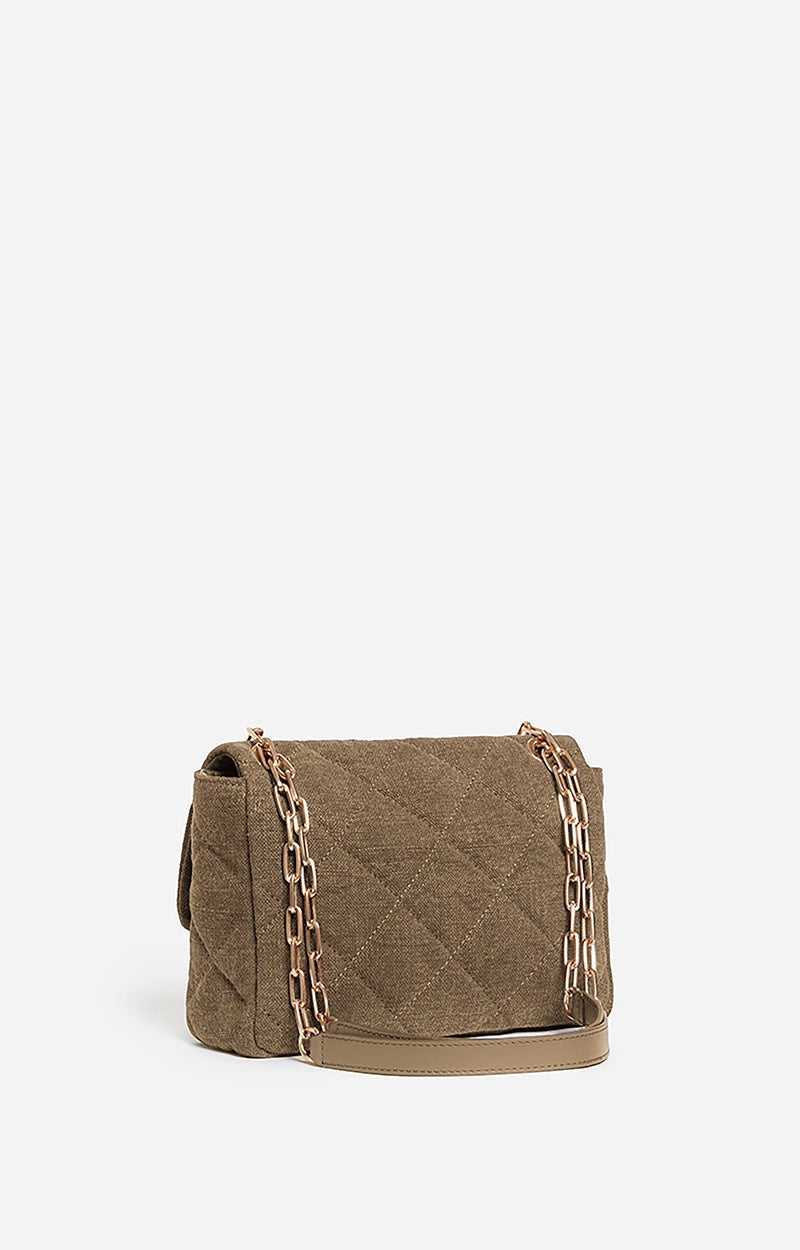 Sac Moon GM Lin Matelasse Kaki