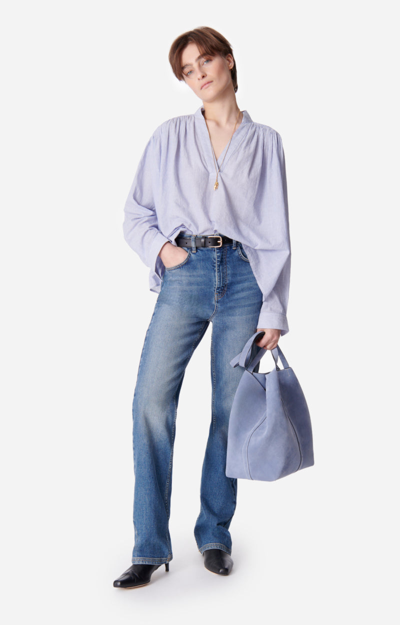 Chemise Calvin Blanc Bleu