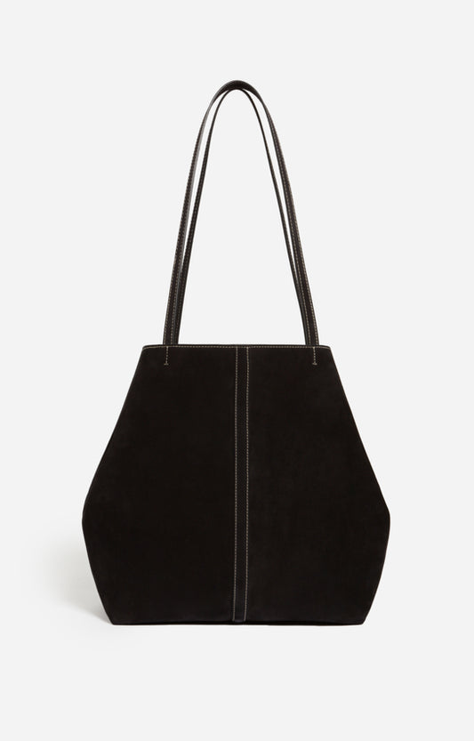 Cabas Daily Cuir Velours GM Noir