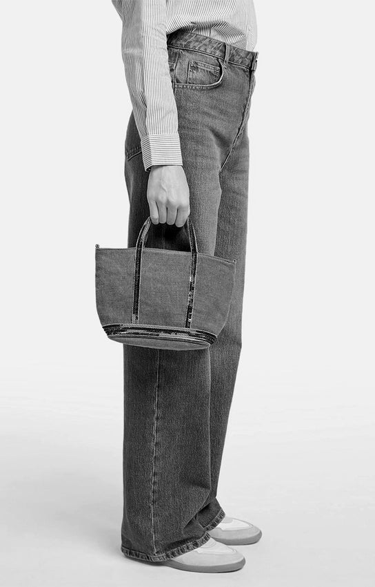 Sac Cabas XS Lin Zip Granit