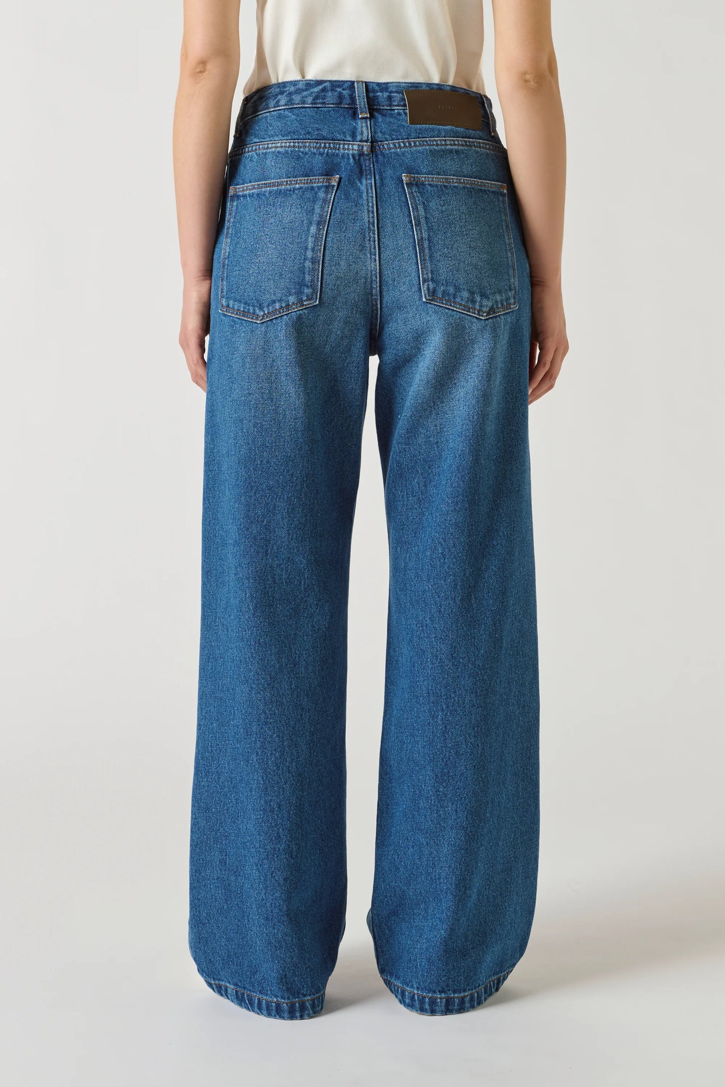 Jean Calvin Denim Bleu Délavé