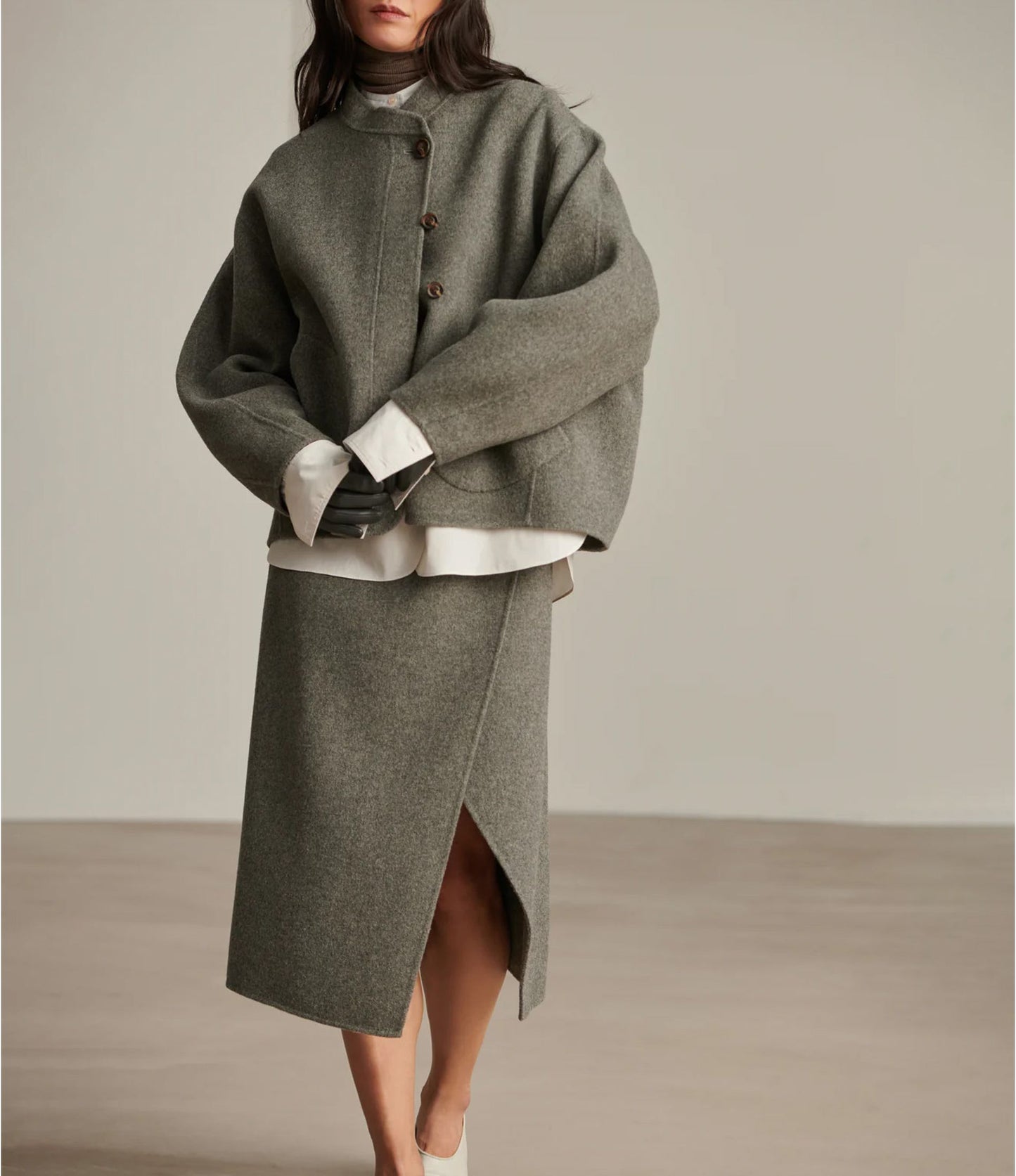 Veste Windsor Gris Clair Chine