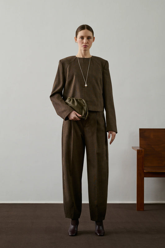 Pantalon Graham Marron Chine