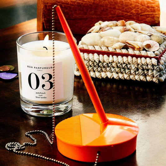 Bougie #03 Patchouli Cuir Feve Tonka