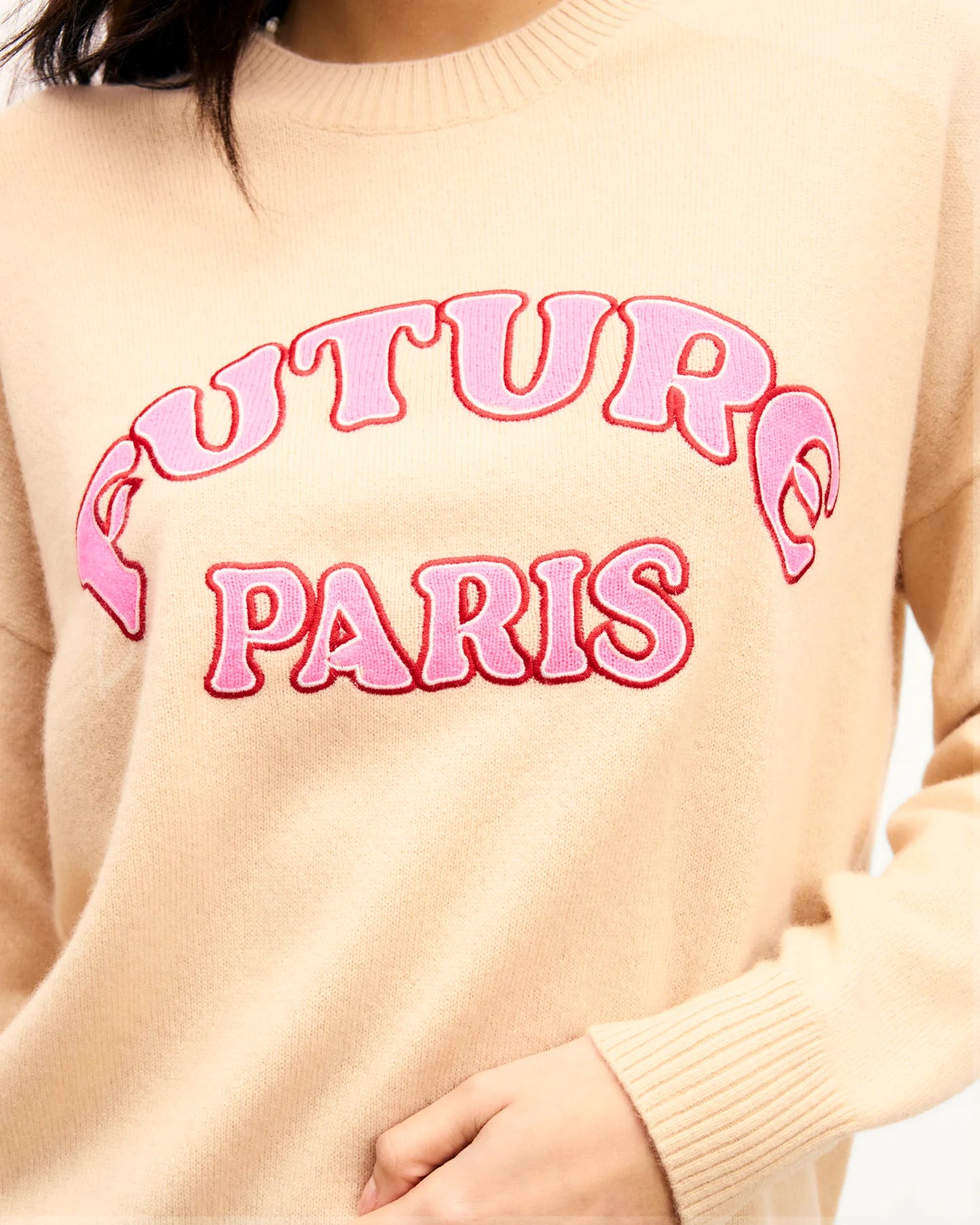 Pull Future Paris Light Beige