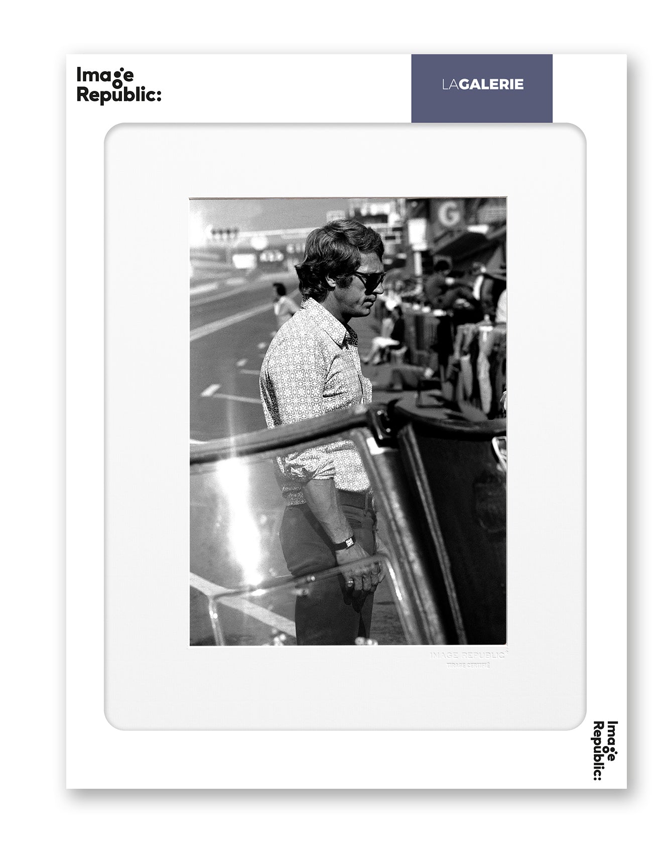 Affiche 30x40 Mcqueen Profil