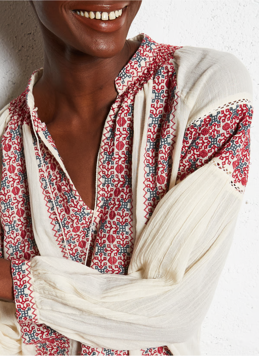 Chemise Dion Red Wine