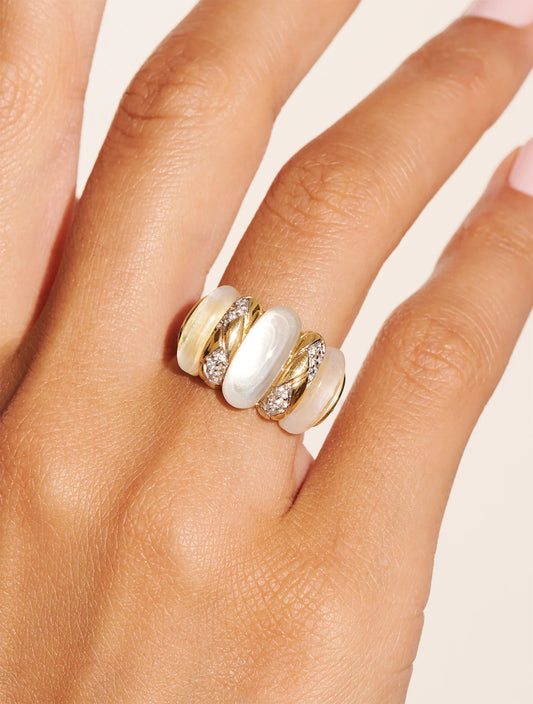 Bague Oro Nacre