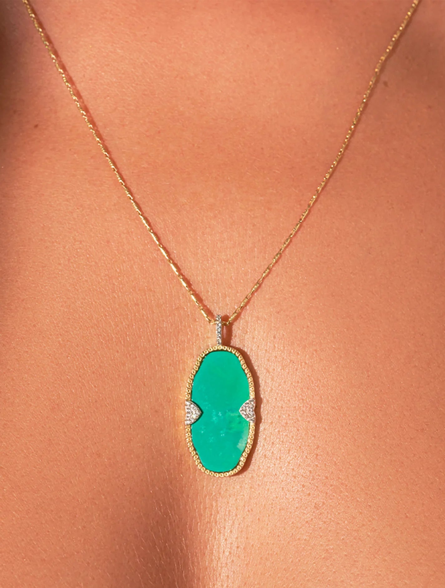 Sautoir Belize Turquoise