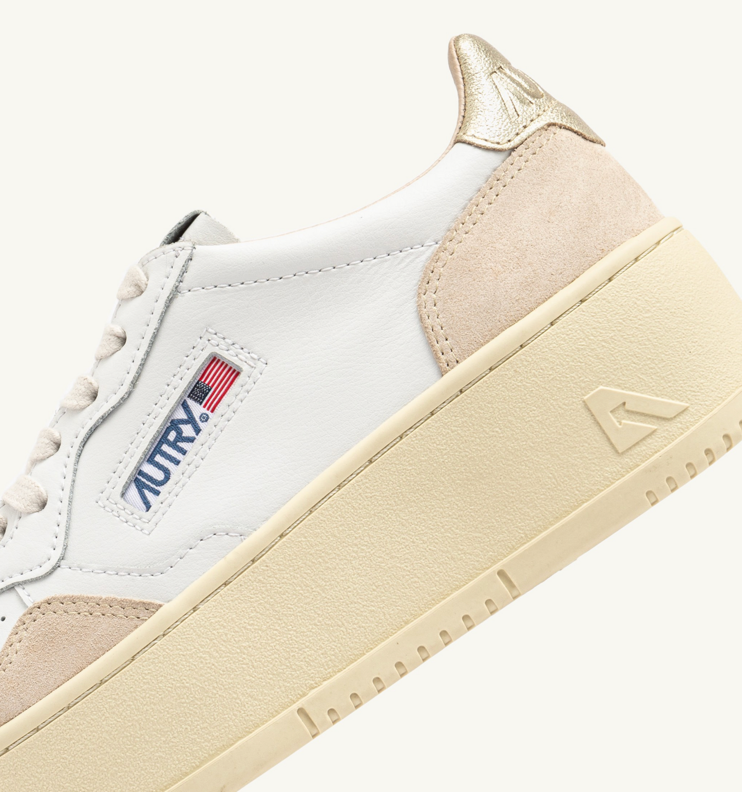 Baskets Platform LS01 Suede White Platinum