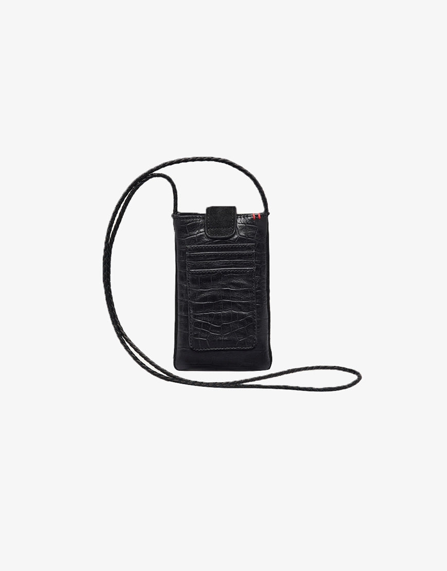 Etui Double Marcus Python Noir