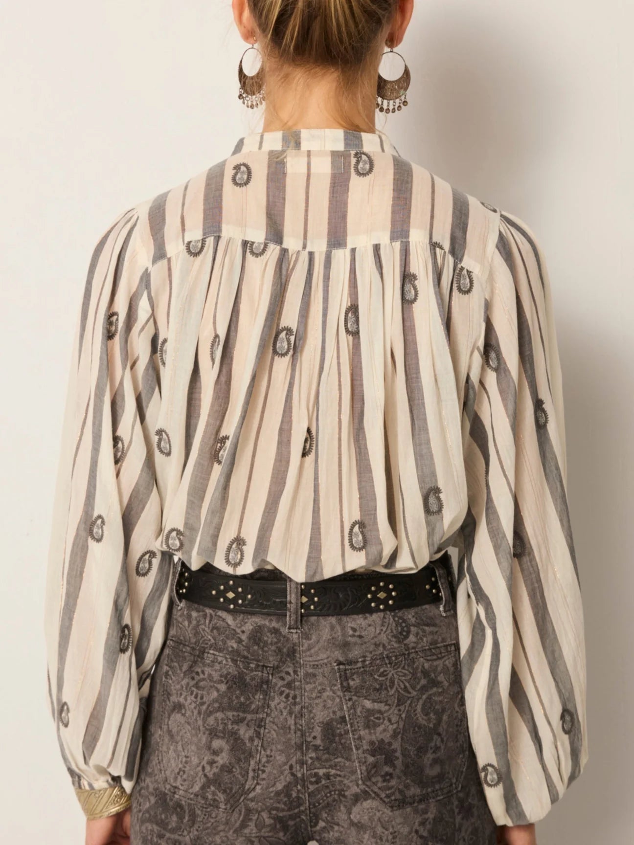 Chemise Perla Ivory Paisley
