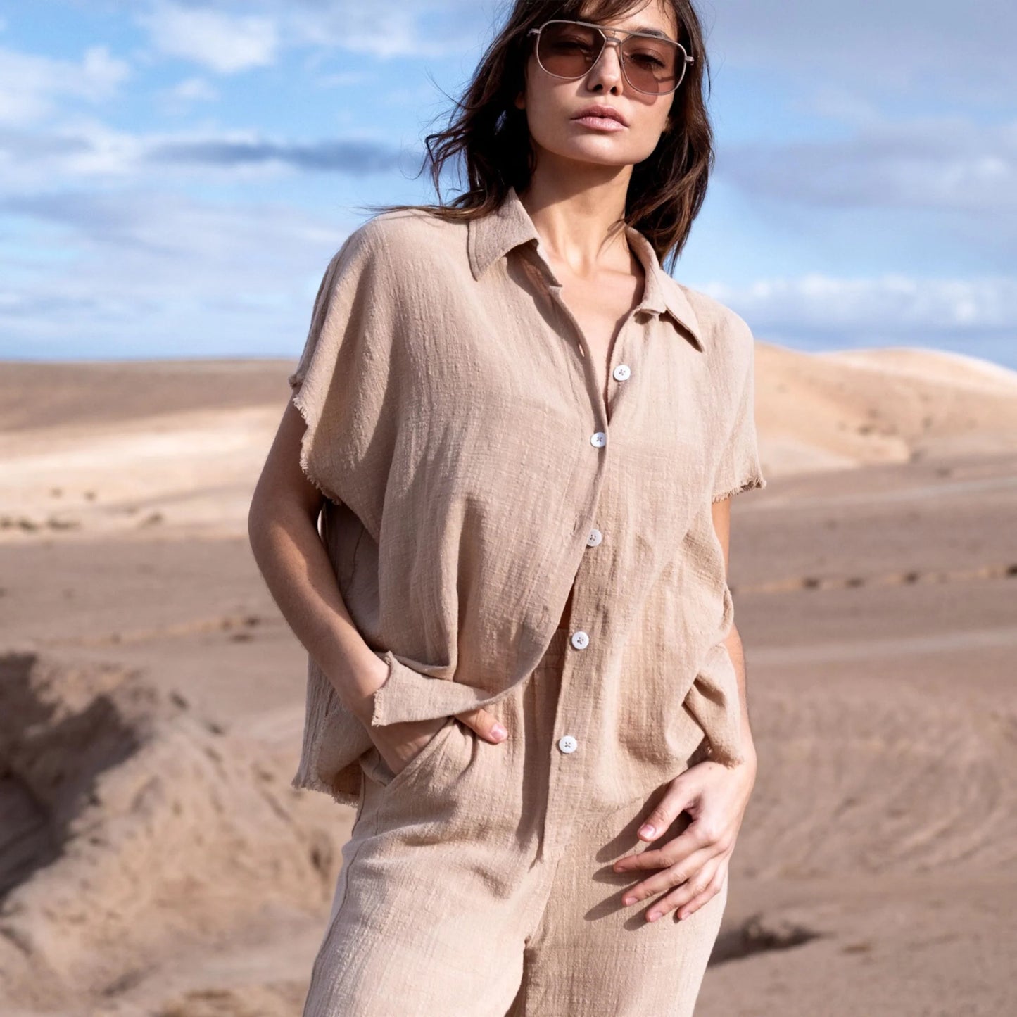 Chemise Corinthe Sesame