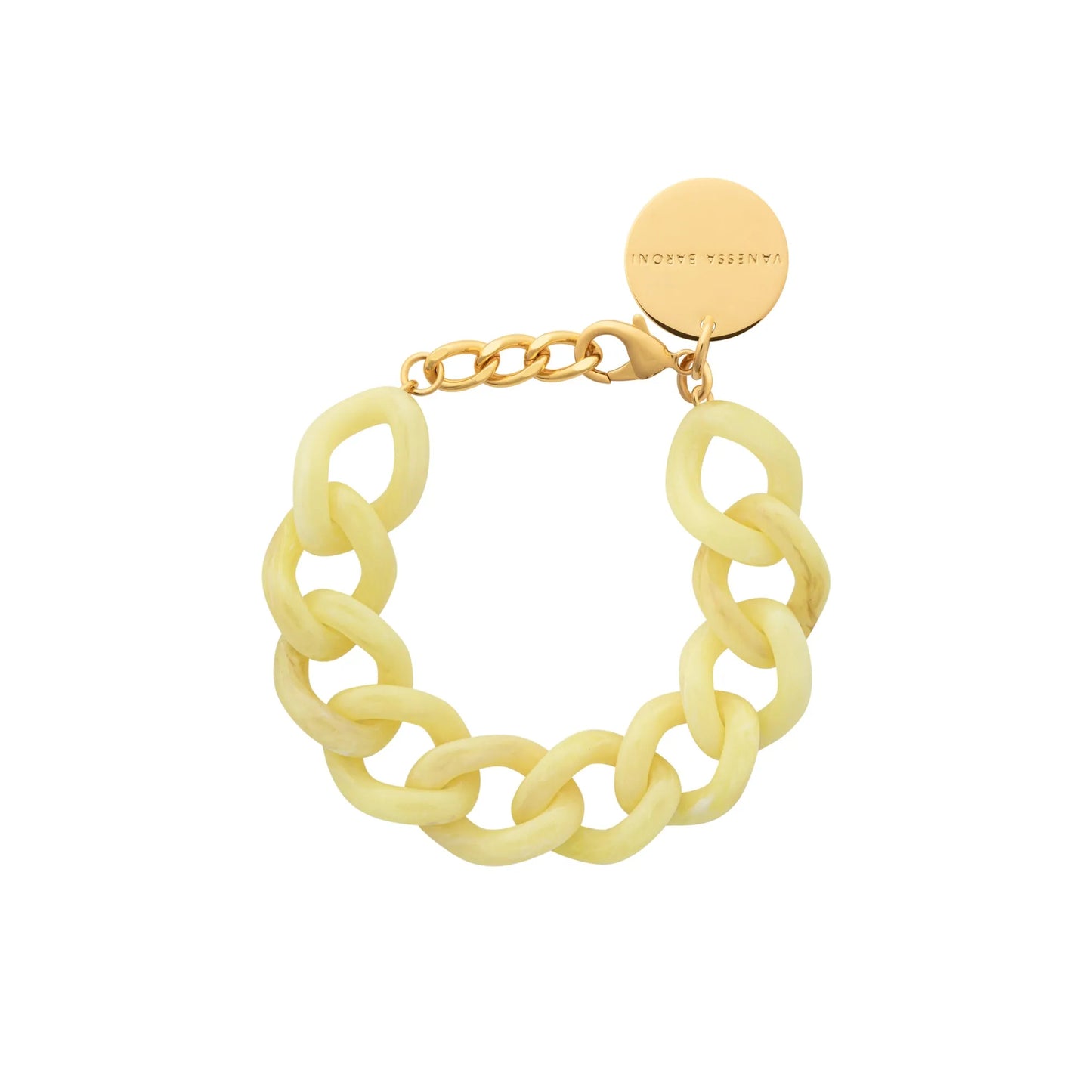 Bracelet Flat Lemon Marble