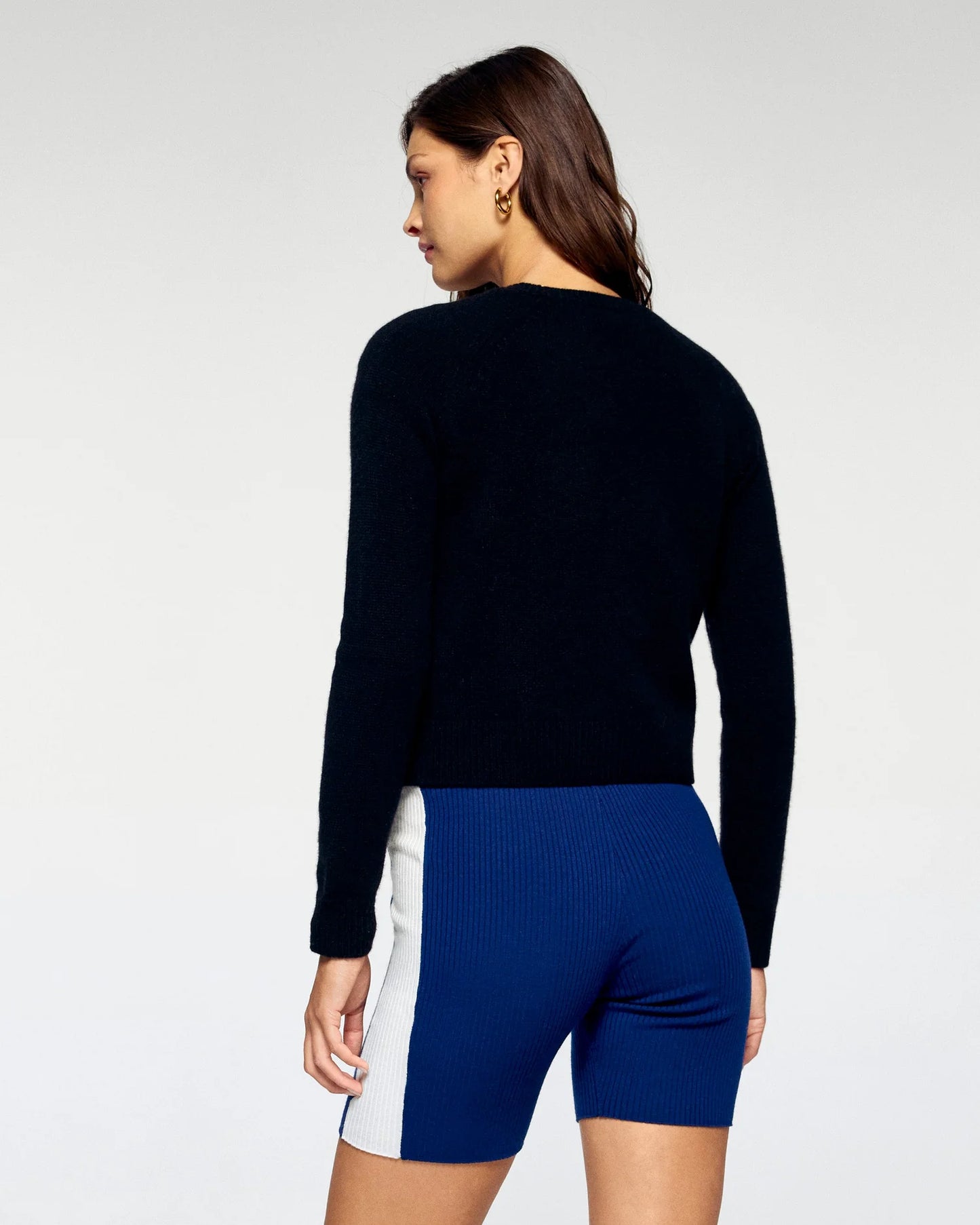 Pull Col Rond Noir