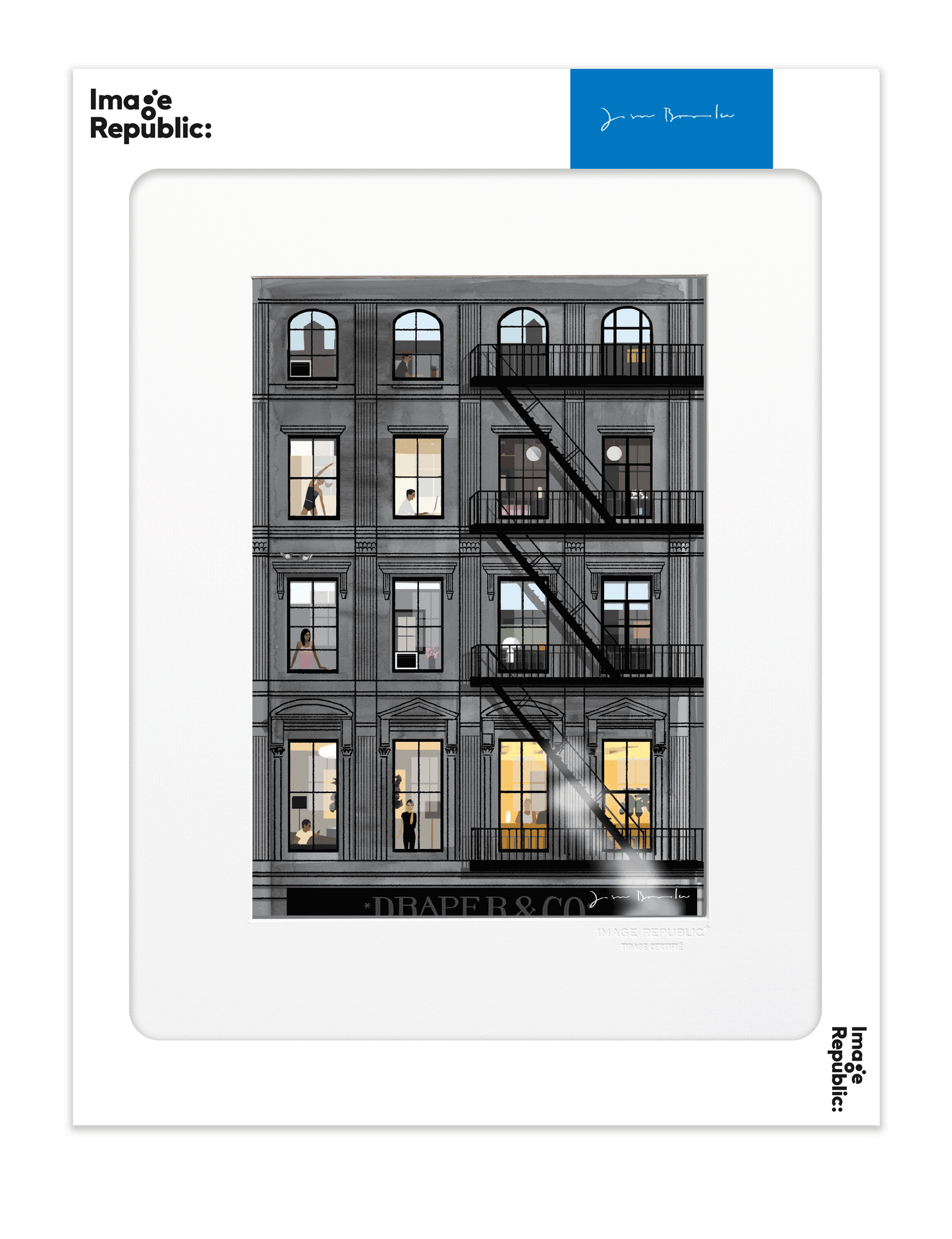 Affiche 40x50 Brooks Manhattan