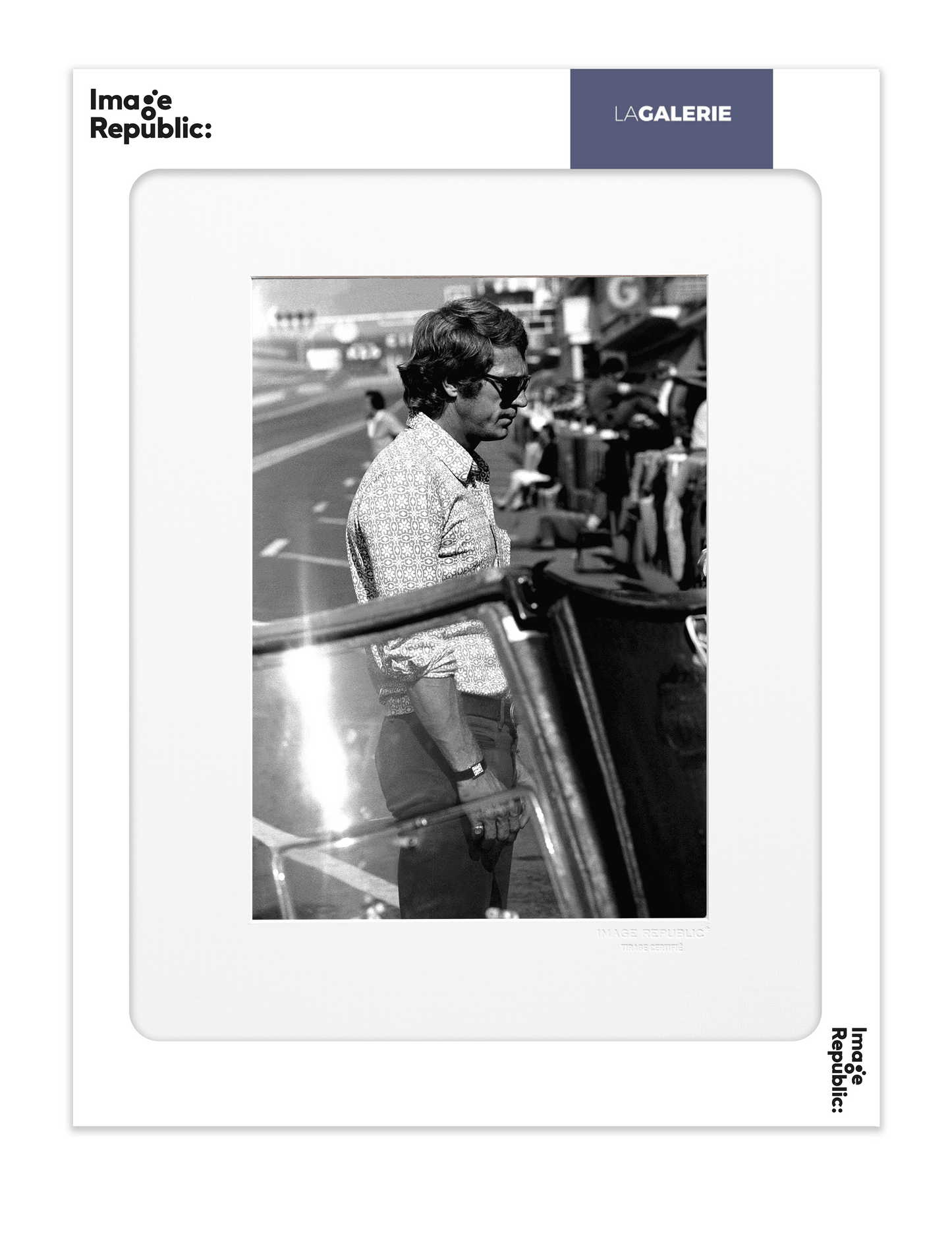 Affiche 56x76 Steve Mcqueen Profil