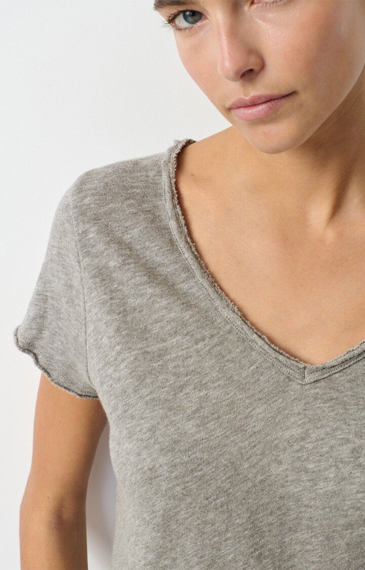 T-shirt Sonoma Col V Gris Chiné