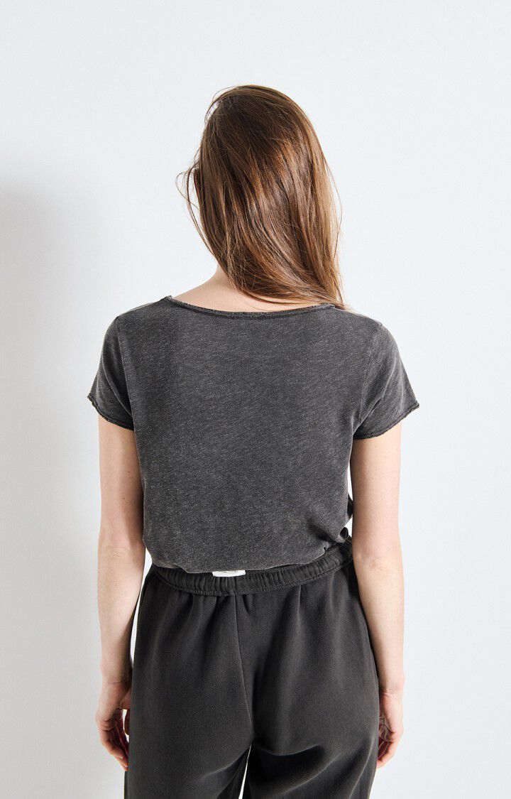 T-shirt Sonoma Col V Noir Vintage