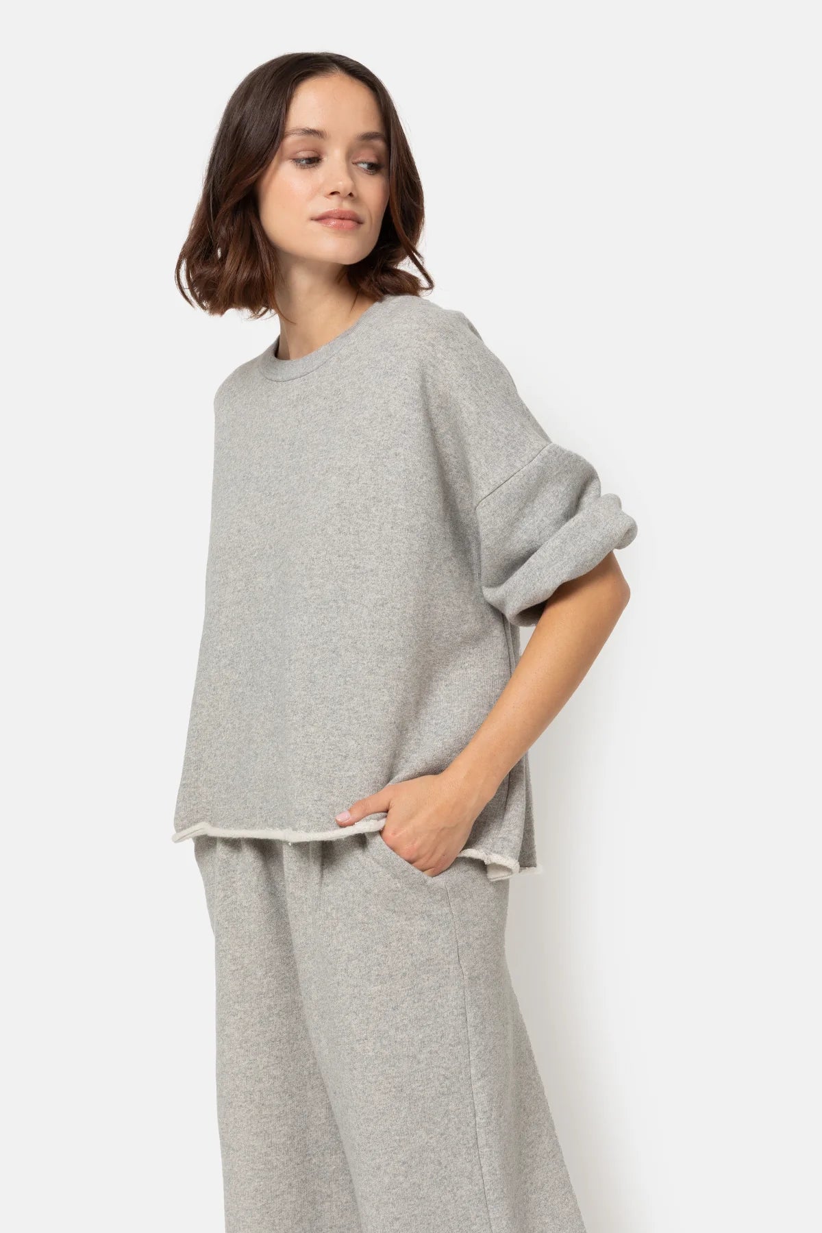Sweat Liv Marled Grey