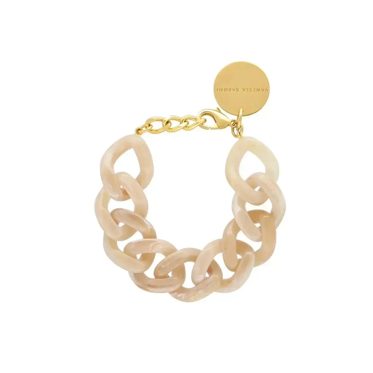 Bracelet Flat Honey Marble