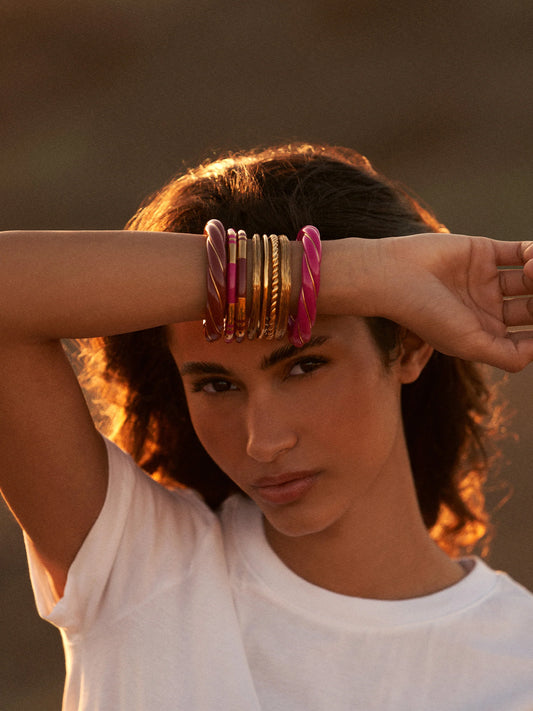 Bracelet Positano Framboise