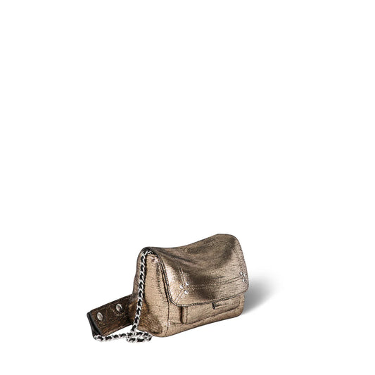 Sac Lulu S Chèvre Lamé Champagne