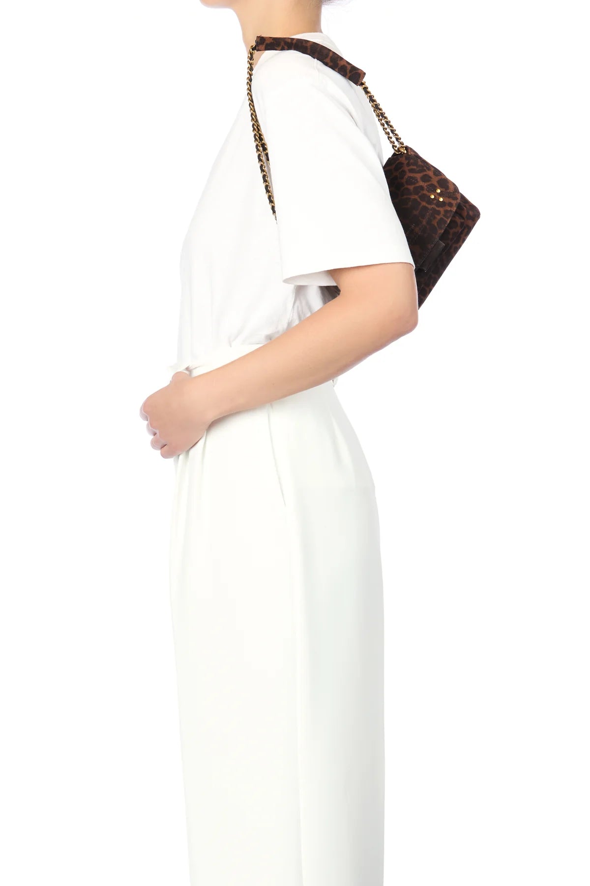 Sac Lulu S Veau Léopard Naturel