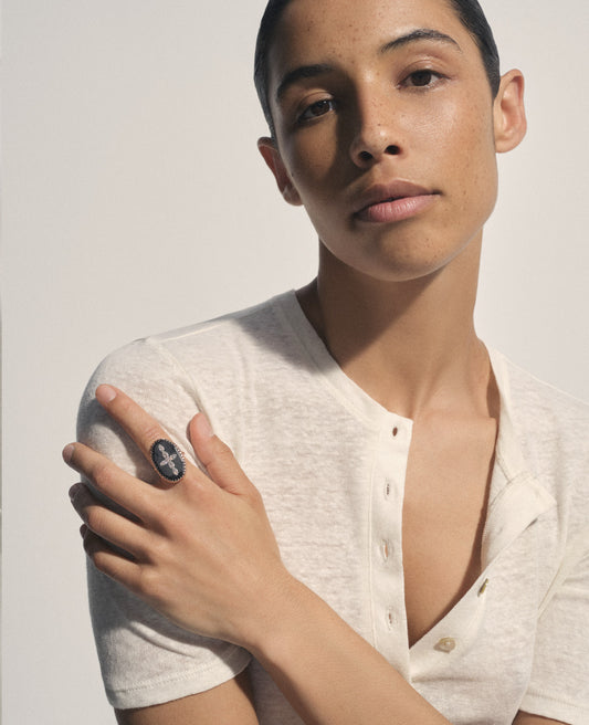 Bague Bowie N°3 Diamant Noir