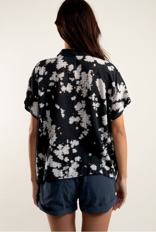 Chemise Will Tie & Dye Noir