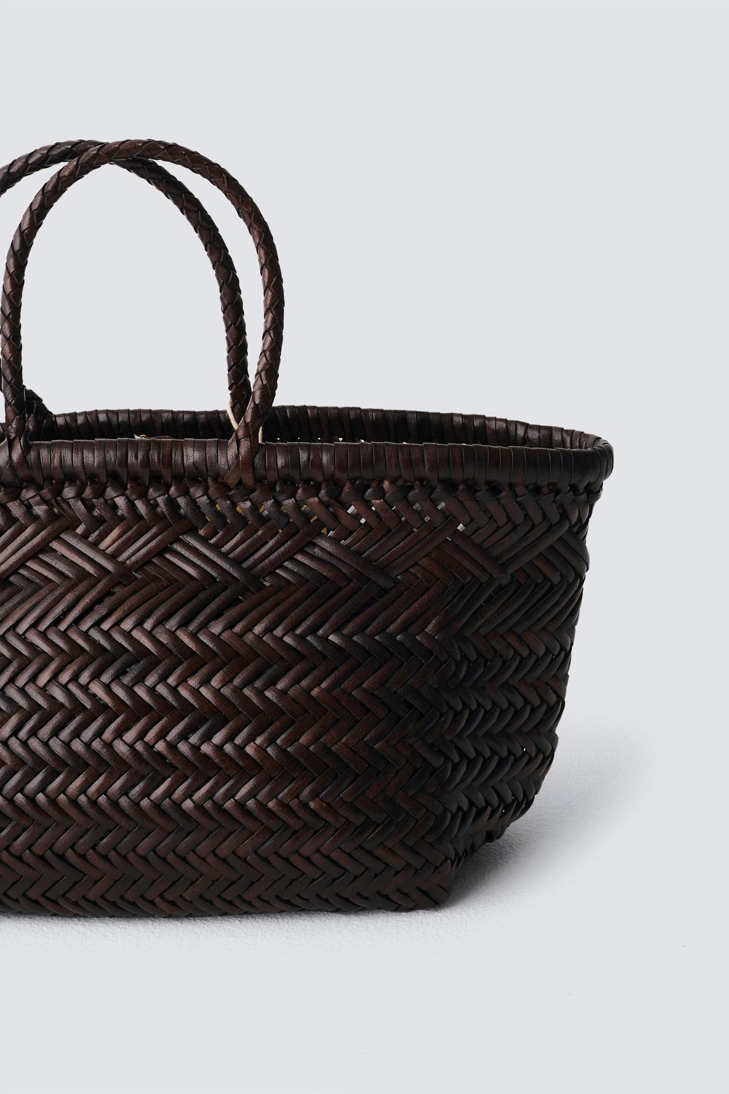 Sac Bamboo Triple Jump Small 6 Lines Dark Brown