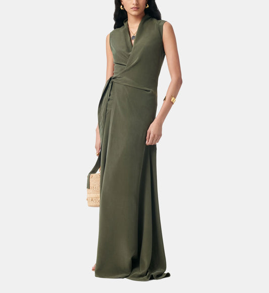 Robe Faye Kaki