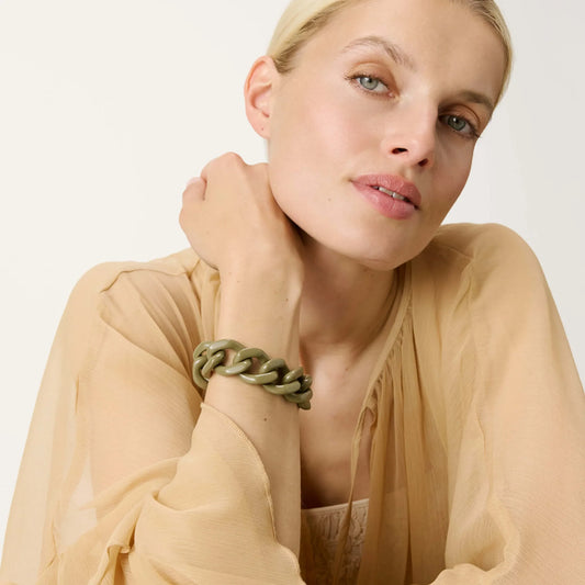 Bracelet Flat Light Olive