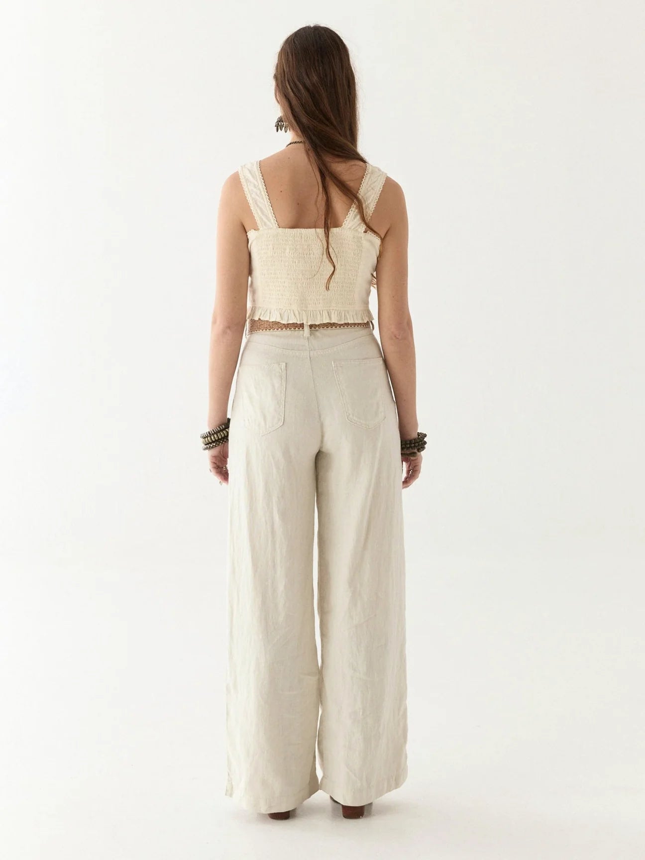 Pantalon Marisa Off White