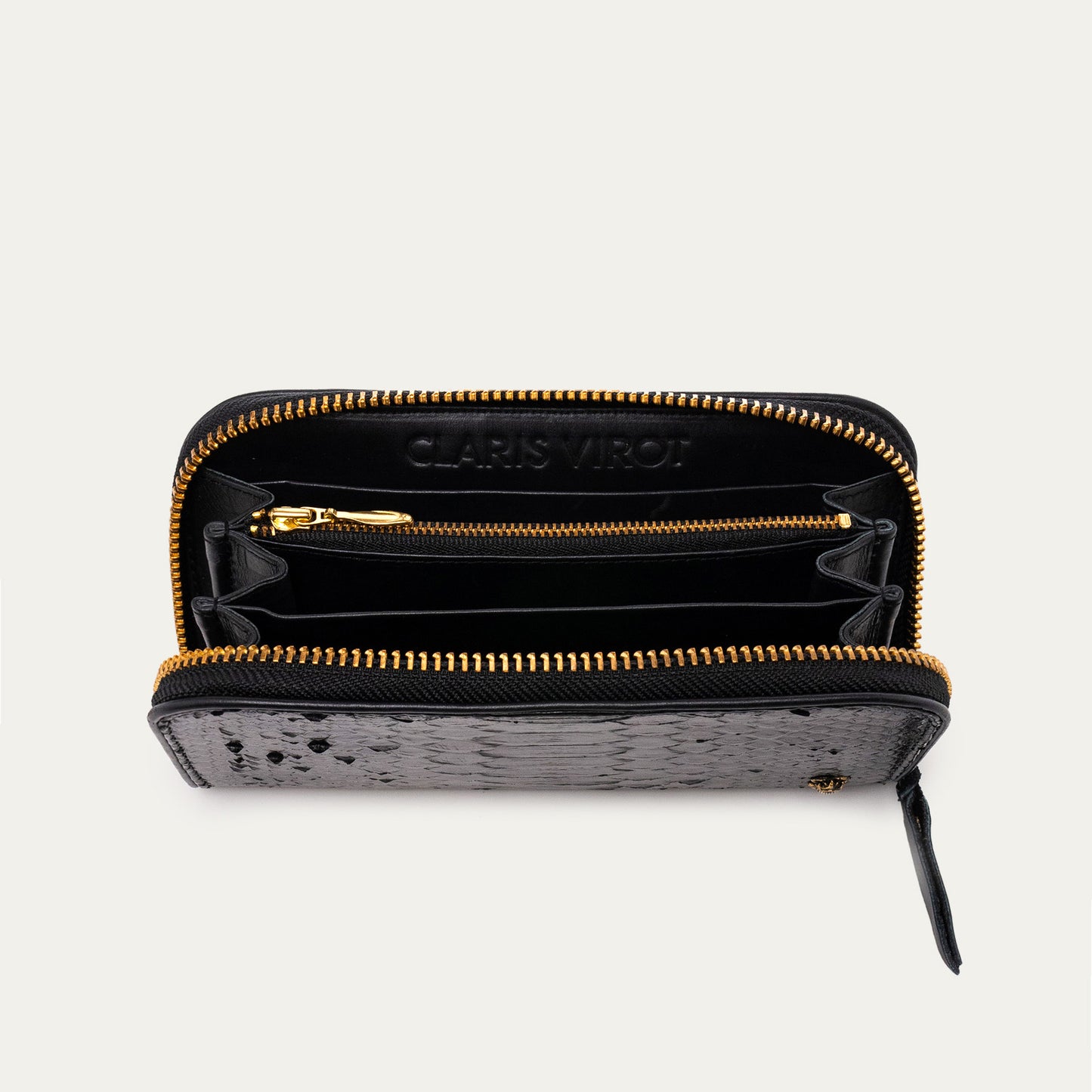 Portefeuille Bob Python Noir