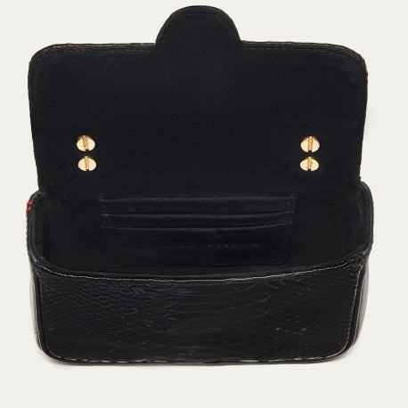 Sac Mini Ava Python Noir