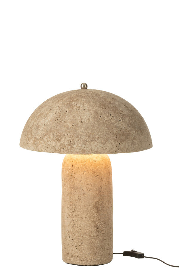 Lampe Champignon Beige 53876