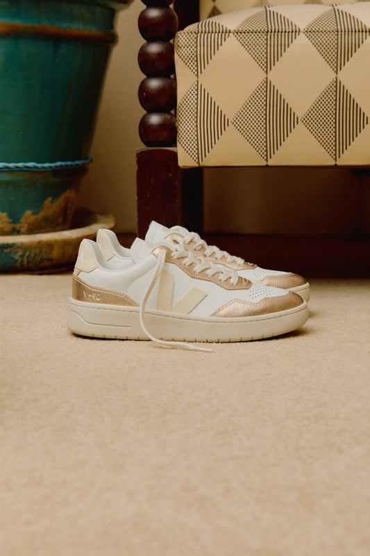 Basket V-90 White Calcaire Platine