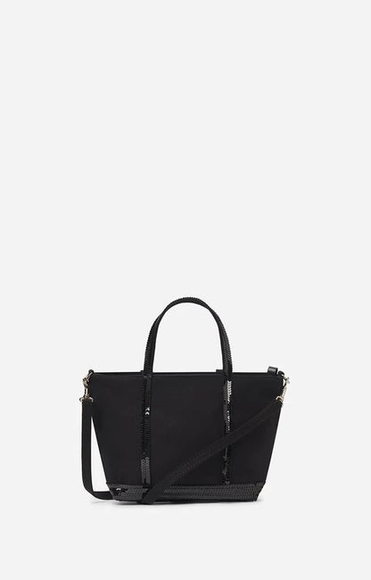 Sac Cabas XS Toile Zip Noir