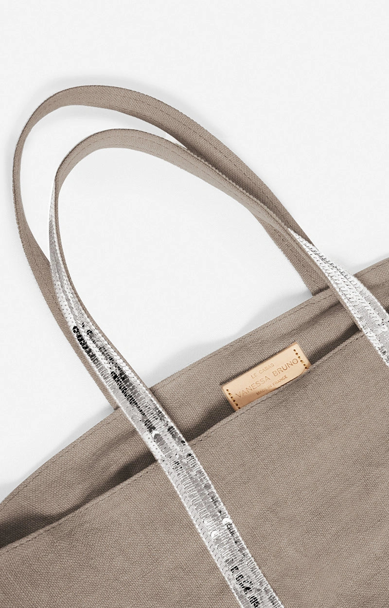 Sac Cabas L Lin Zip Calcaire