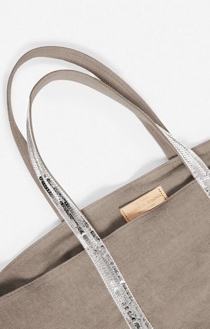 Sac Cabas L Lin Zip Calcaire