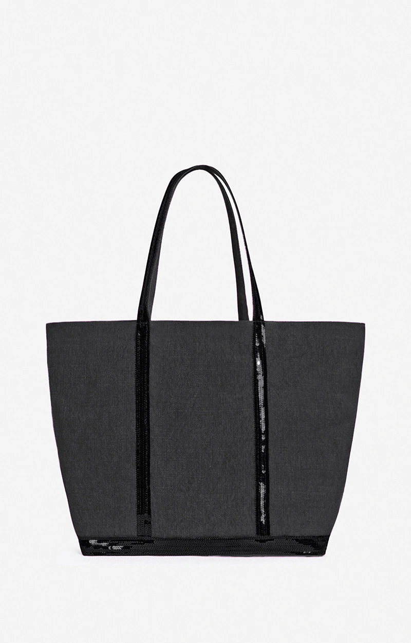 Sac Cabas L Lin Zip Noir