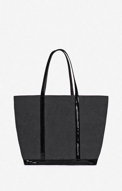 Sac Cabas L Lin Zip Noir