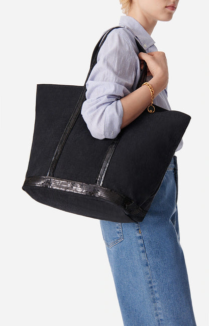 Sac Cabas L Lin Zip Noir