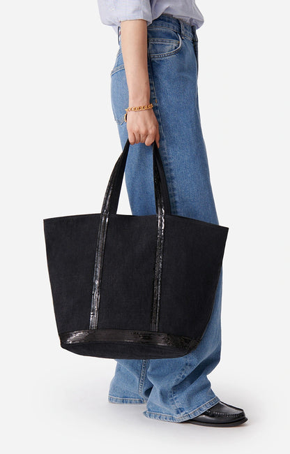 Sac Cabas L Lin Zip Noir