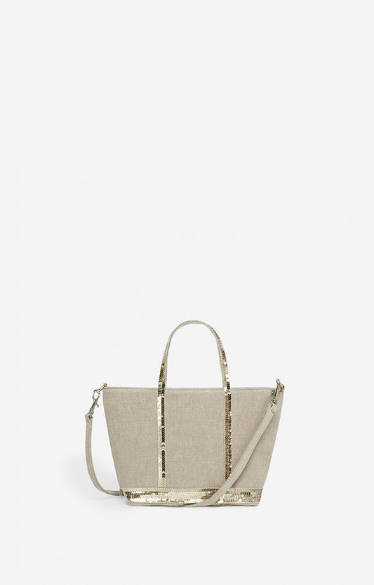 Sac Cabas XS Lin Zip Sable