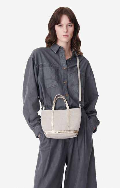 Sac Cabas XS Lin Zip Sable