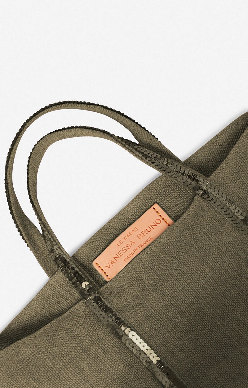 Sac Cabas XS Lin Zip Kaki