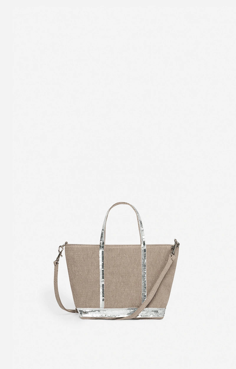 Sac Cabas XS Lin Zip Calcaire